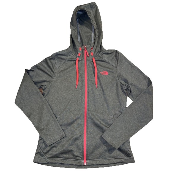 The North Face Jackets & Blazers - The North Face Apex Softshell Full Zip Gray Pink Jacket Womens Medium Casual